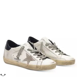 Golden Goose Super-Star White/Navy Size 36